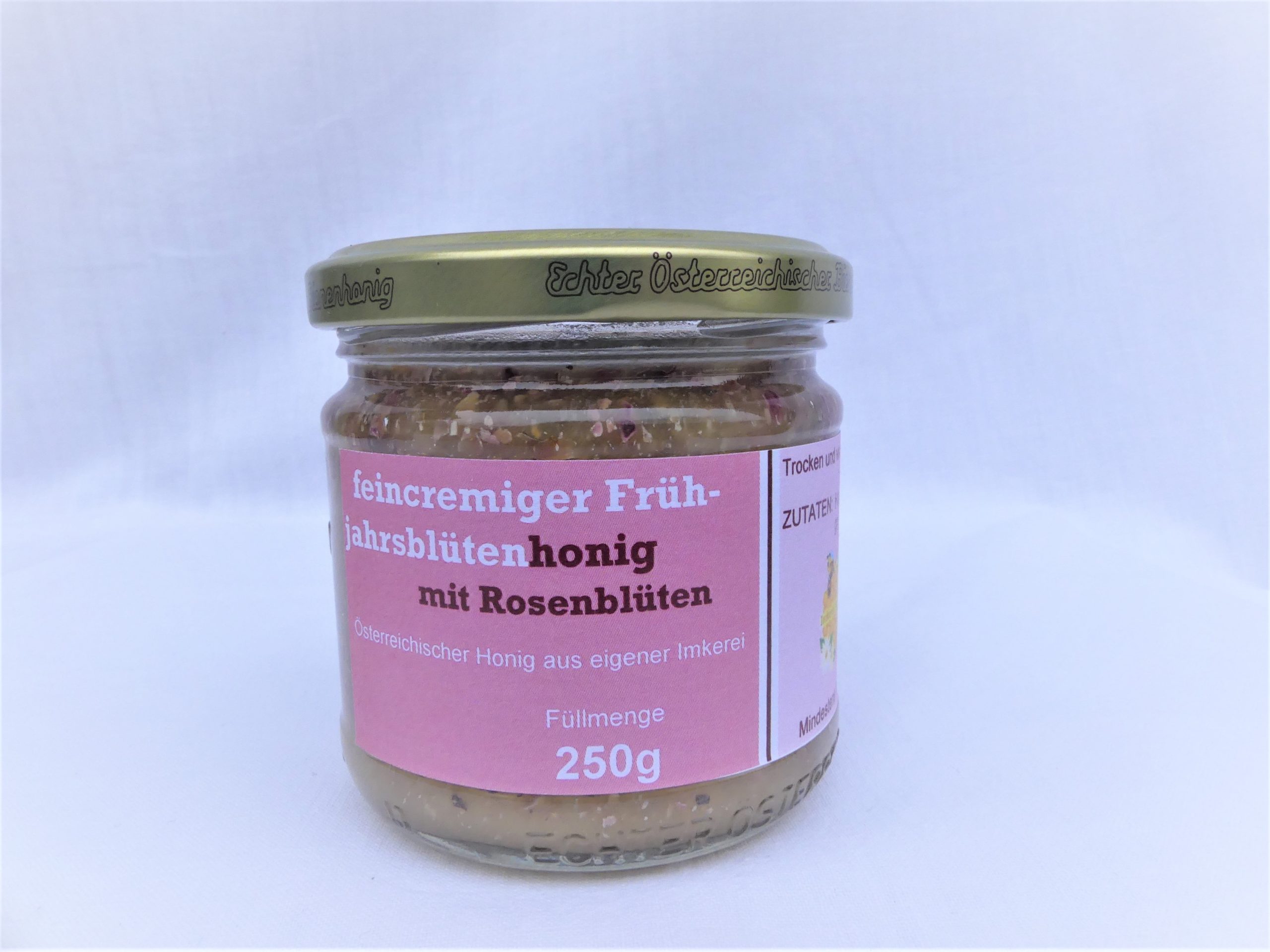 Cremehonig m. Rosenblüten Cremehonig m. Rosenblüten