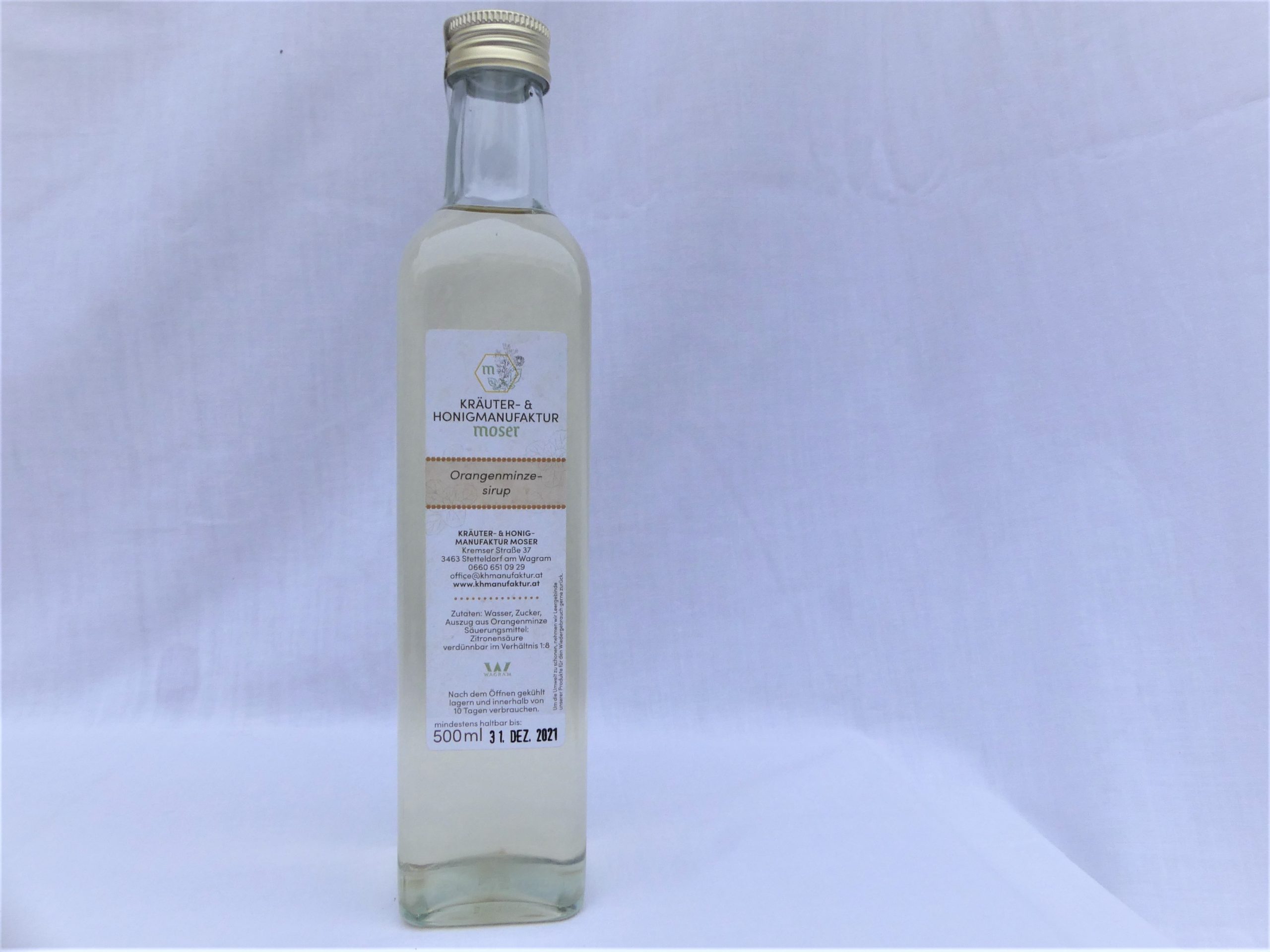 Orangenminzesirup Orangenminzesirup